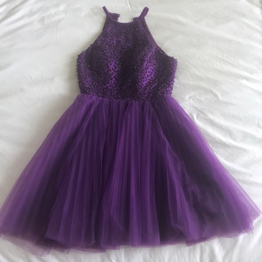Gorgeous purple Homecoming dress!